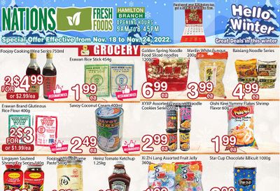 Nations Fresh Foods (Hamilton) Flyer November 18 to 24