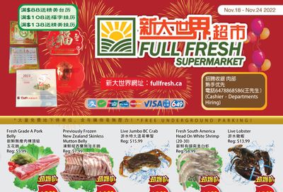 Full Fresh Supermarket Flyer November 18 to 24