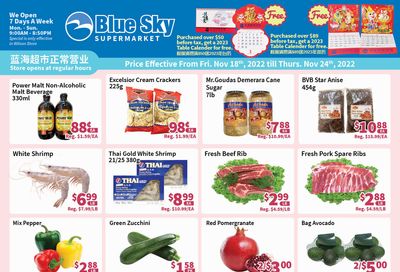 Blue Sky Supermarket (North York) Flyer November 18 to 24