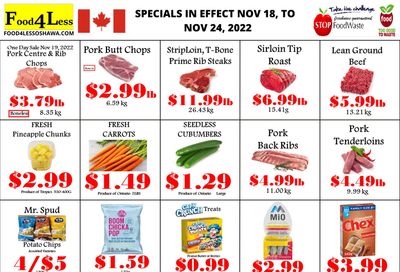 Food 4 Less (Oshawa) Flyer November 18 to 24