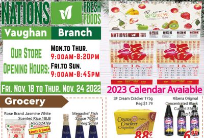 Nations Fresh Foods (Vaughan) Flyer November 18 to 24