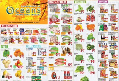 Oceans Fresh Food Market (Mississauga) Flyer November 18 to 24