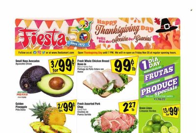 Fiesta Mart (TX) Weekly Ad Flyer Specials November 16 to November 22, 2022