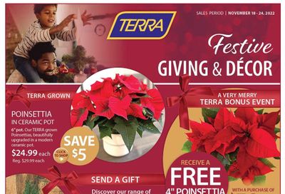 Terra Greenhouses Flyer November 18 to 24