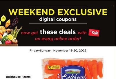 Cub Foods (MN) Weekly Ad Flyer Specials November 18 to November 20, 2022