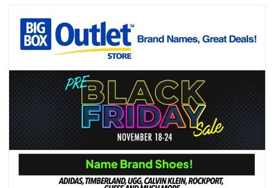 Big Box Outlet Store Flyer November 16 to 22