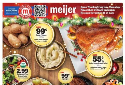 Meijer (MI) Weekly Ad Flyer Specials November 20 to November 26, 2022