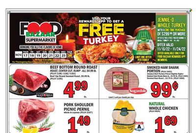 Food Bazaar (CT, NJ, NY) Weekly Ad Flyer Specials November 17 to November 24, 2022