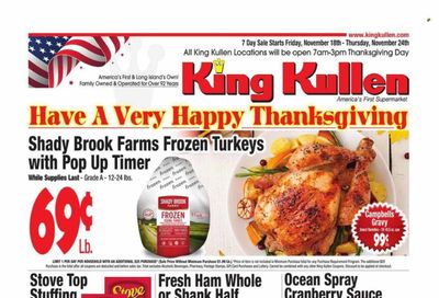 King Kullen (NY) Weekly Ad Flyer Specials November 18 to November 24, 2022