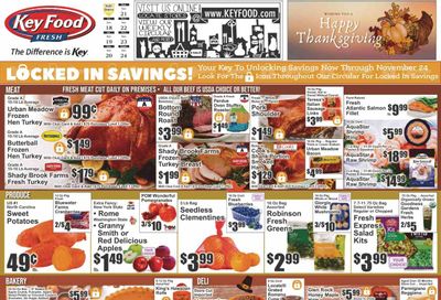 Key Food (NY) Weekly Ad Flyer Specials November 18 to November 24, 2022