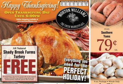 Morton Williams (NJ) Weekly Ad Flyer Specials November 18 to November 24, 2022