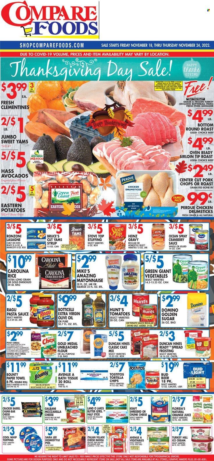 Compare Foods (CT, MD, NC, NJ, NY, RI) Weekly Ad Flyer Specials November 18 to November 24, 2022