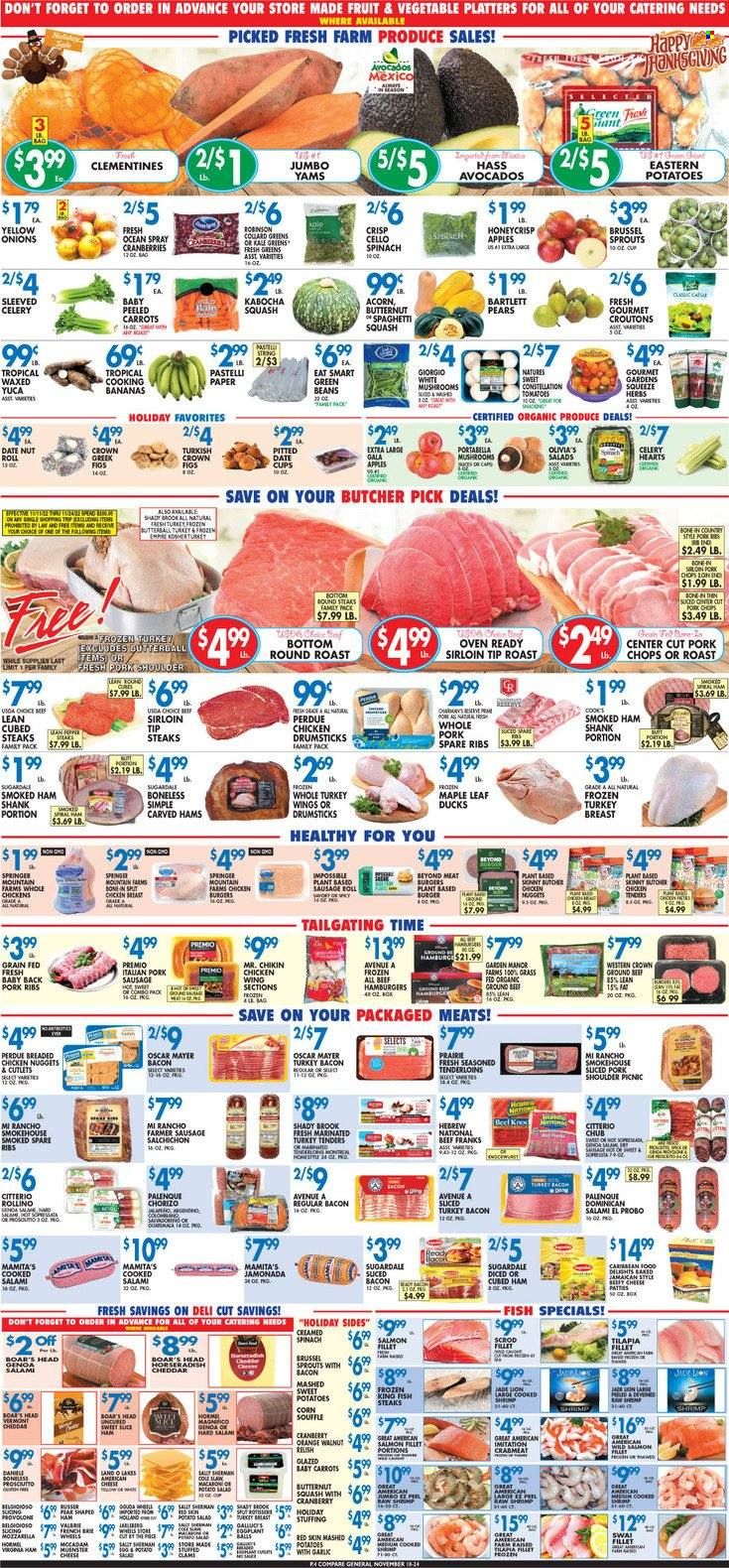 Compare Foods (CT, MD, NC, NJ, NY, RI) Weekly Ad Flyer Specials November 18 to November 24, 2022