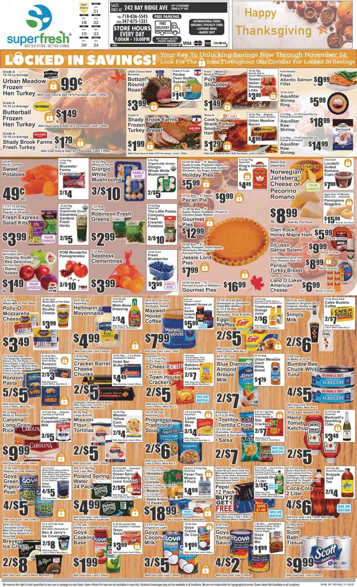 Super Fresh (NY) Weekly Ad Flyer Specials November 18 to November 24, 2022