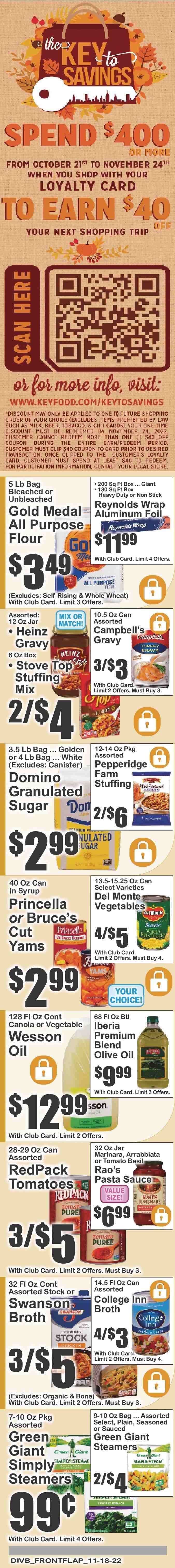 Food Universe (NY) Weekly Ad Flyer Specials November 18 to November 24, 2022