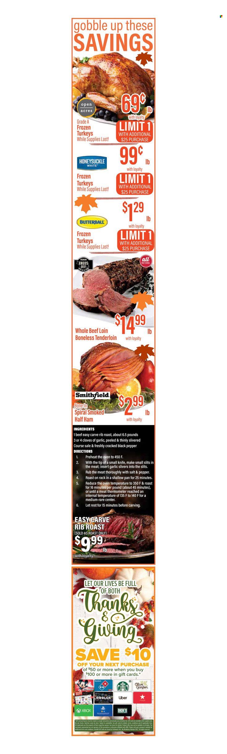 Germantown Fresh Market (OH) Weekly Ad Flyer Specials November 17 to November 24, 2022