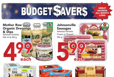 Buy-Low Foods Budget Savers Monthly Flyer November 20 to December 31