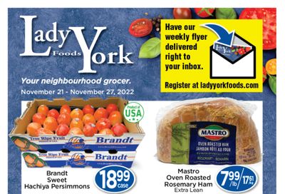 Lady York Foods Flyer November 21 to 27