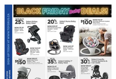 Babies R Us Black Friday Baby Deals Flyer November 24 to 30, 2022