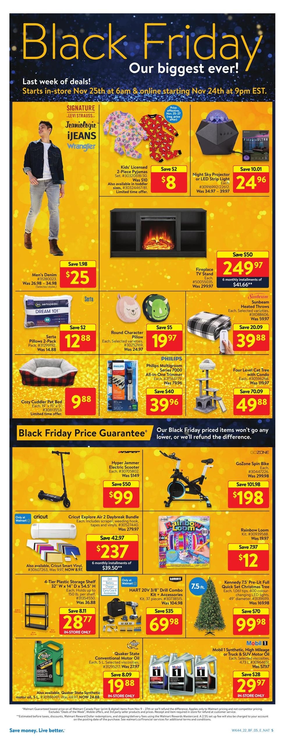 Walmart Black Friday Sale Flyer November 24 to 27, 2022