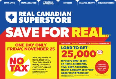 Real Canadian Superstore (ON) Flyer November 24 to 30