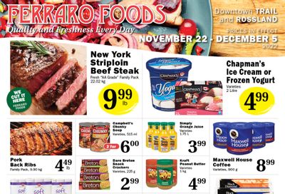 Ferraro Foods Flyer November 22 to December 5