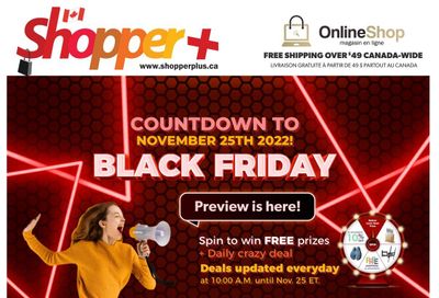 Shopper Plus Flyer November 22 to 29