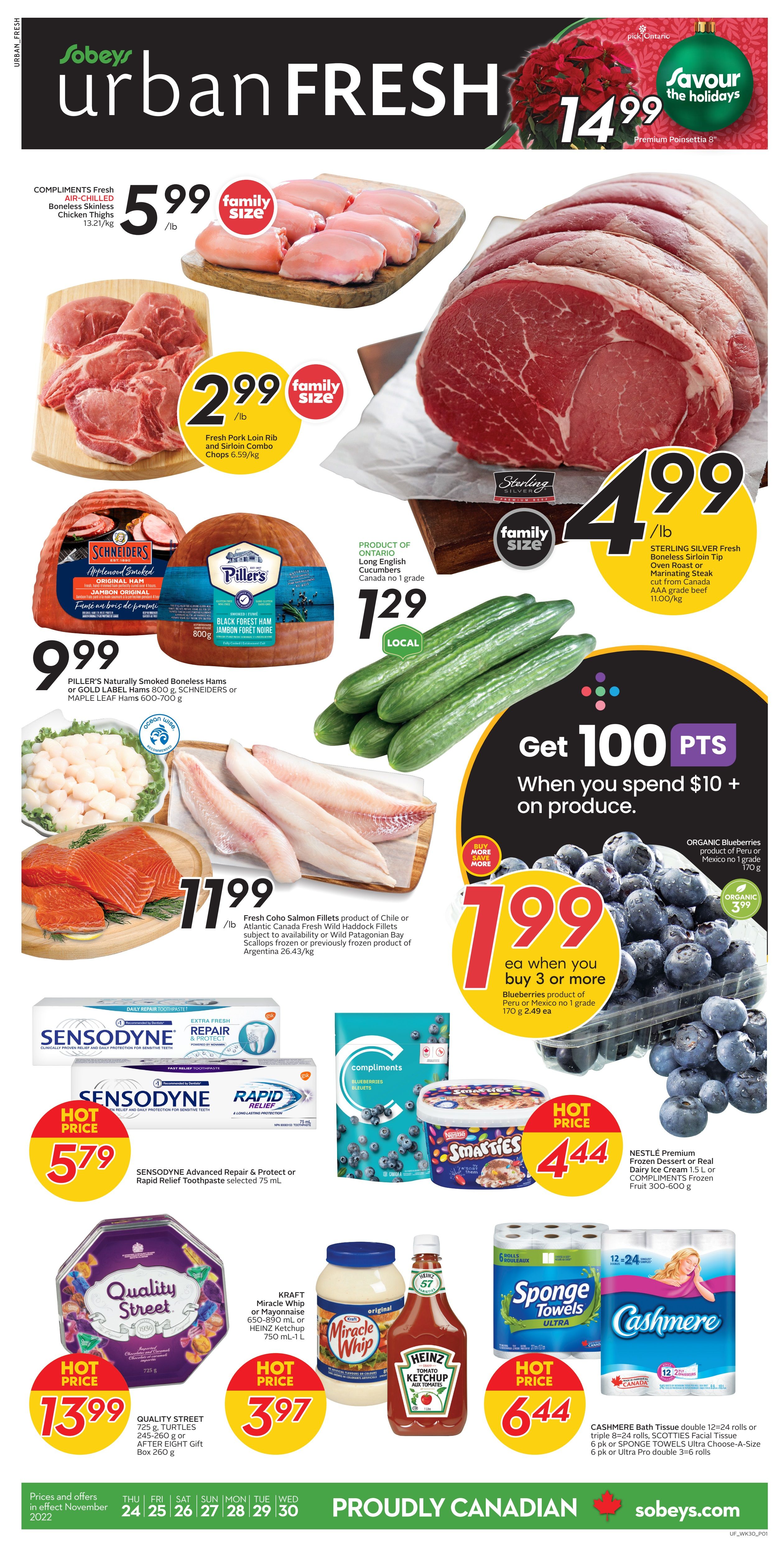 Sobeys Urban Fresh Flyer November 24 to 30