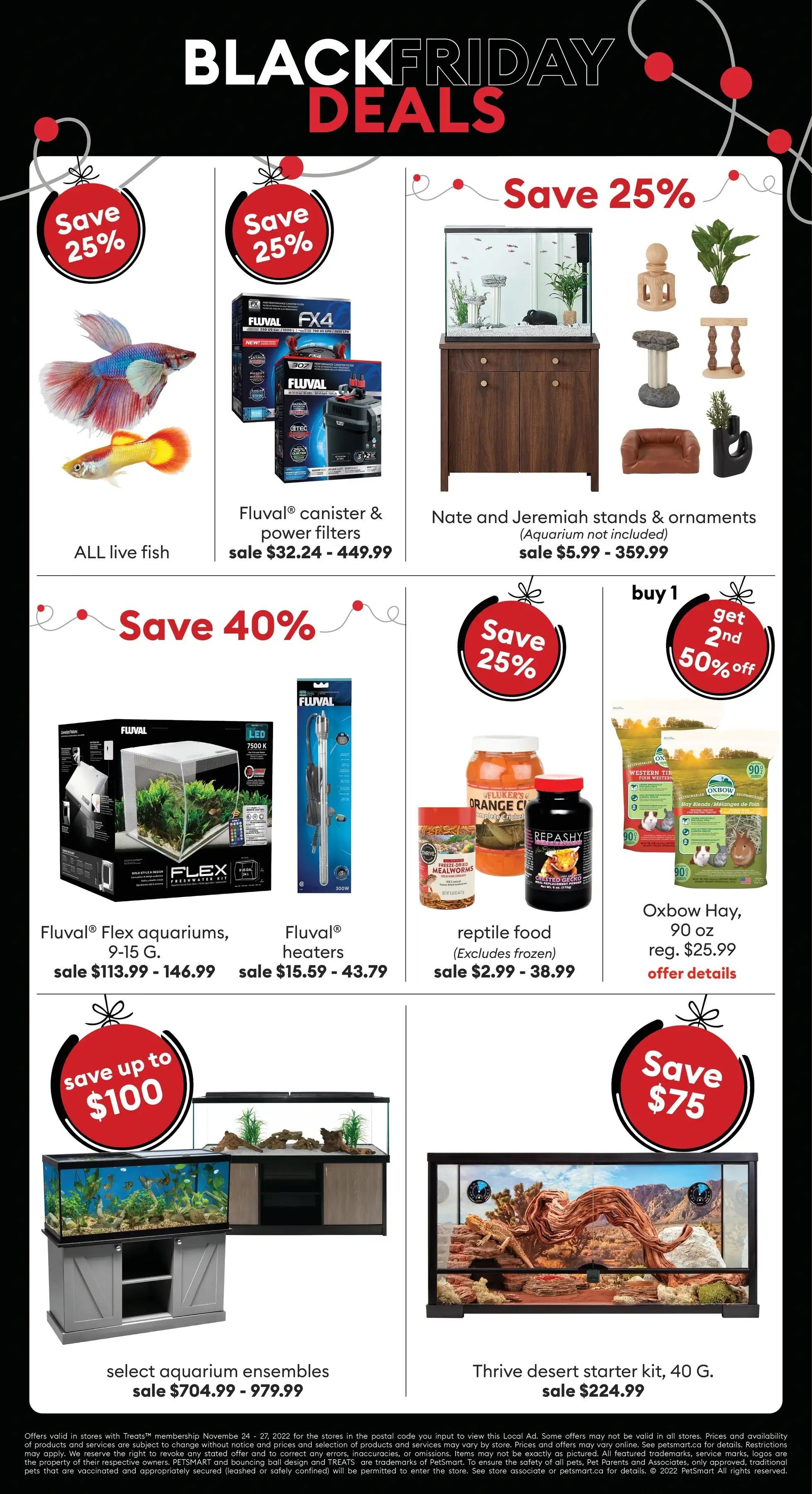 PetSmart Black Friday Deals Flyer November 24 to 27, 2022
