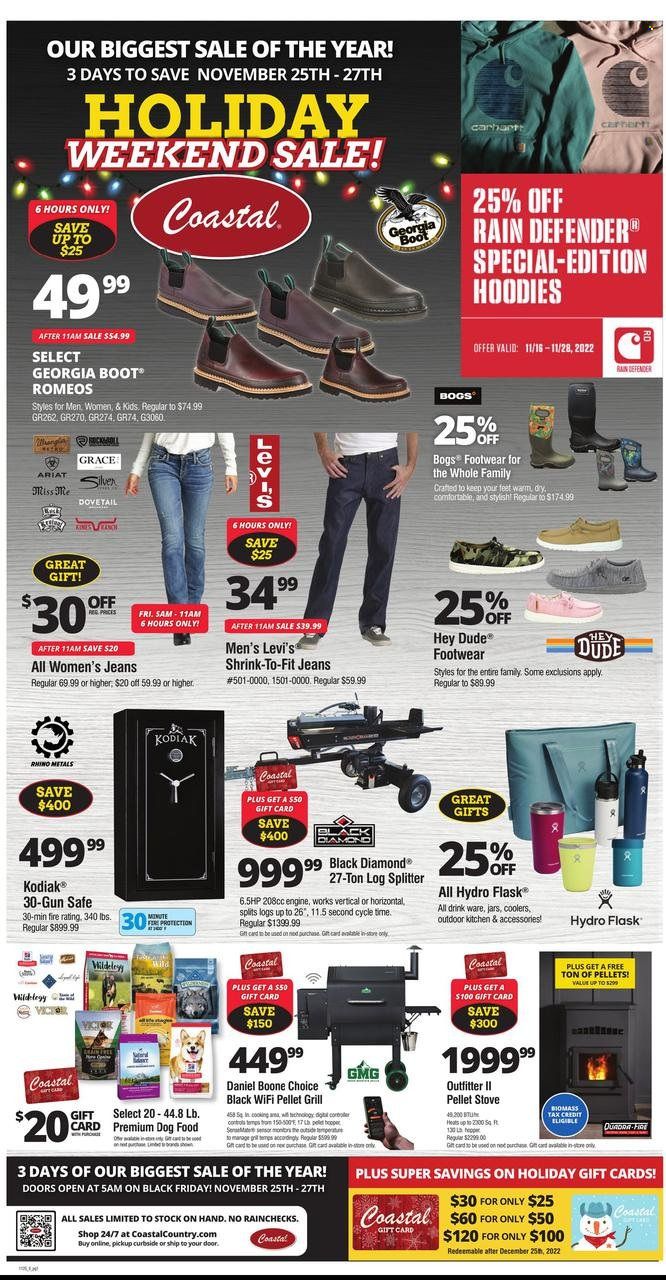 Coastal Farm & Ranch Weekly Ad Flyer Specials November 25 to November 27, 2022