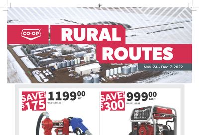 Co-op (West) Rural Routes Flyer November 24 to December 7
