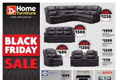 Home Furniture (ON) Black Friday Sale Flyer November 24 to December 4