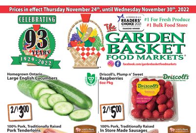 The Garden Basket Flyer November 24 to 30