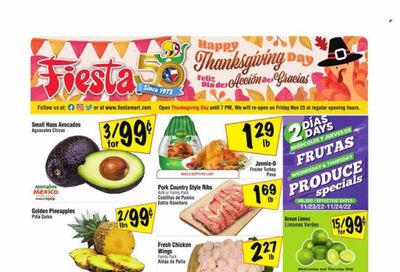 Fiesta Mart (TX) Weekly Ad Flyer Specials November 23 to November 29, 2022