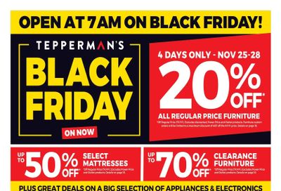 Tepperman's Flyer November 25 to December 1