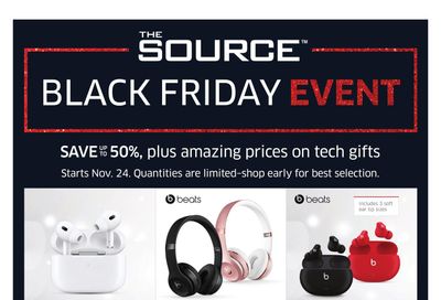 The Source Black Friday Event Flyer November 24 to 30