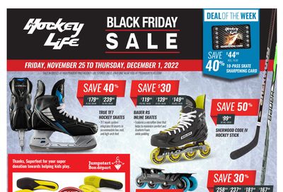 Pro Hockey Life Black Friday Flyer November 25 to December 1