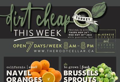 The Root Cellar Flyer November 24 to 30