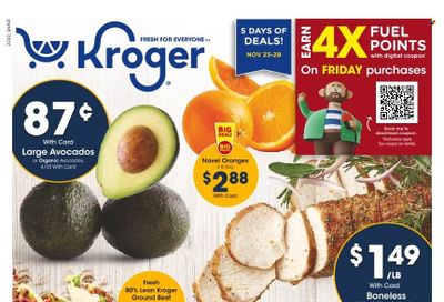 Kroger (GA, IL, LA, MI, OK, SC, TN, TX, VA) Weekly Ad Flyer Specials November 25 to November 29, 2022