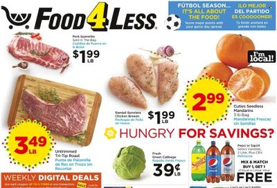 Food 4 Less (CA) Weekly Ad Flyer Specials November 25 to November 29, 2022