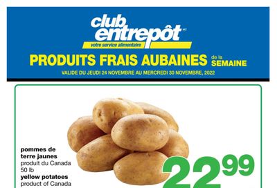 Wholesale Club (QC) Fresh Deals of the Week Flyer November 24 to 30