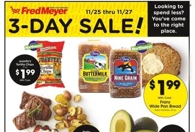 Fred Meyer Weekly Ad Flyer Specials November 25 to November 27, 2022