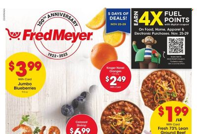 Fred Meyer Weekly Ad Flyer Specials November 25 to November 29, 2022