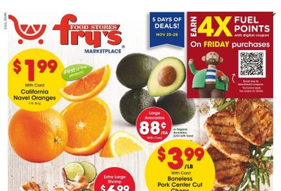 Fry’s (AZ) Weekly Ad Flyer Specials November 25 to November 29, 2022