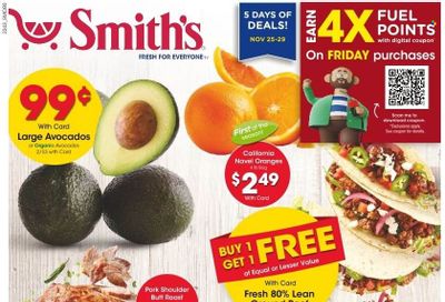Smith's (AZ, ID, MT, NM, NV, UT, WY) Weekly Ad Flyer Specials November 25 to November 29, 2022
