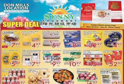 Sunny Foodmart (Don Mills) Flyer November 25 to December 1