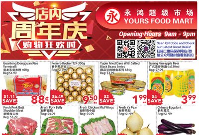 Yours Food Mart Flyer November 25 to December 1