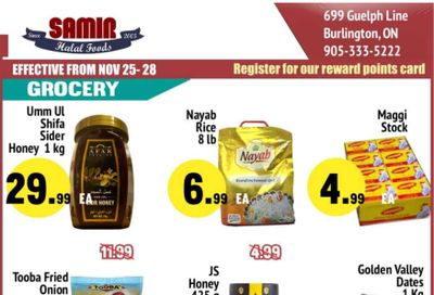 Samir Supermarket Flyer November 25 to 28
