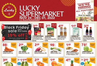 Lucky Supermarket (Calgary) Flyer November 25 to December 1