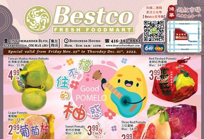 BestCo Food Mart (Scarborough) Flyer November 25 to December 1
